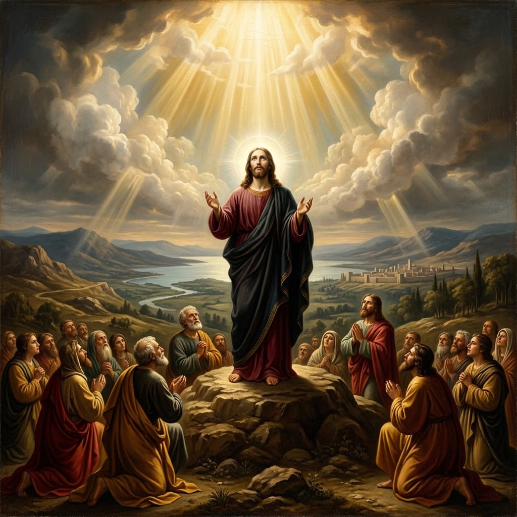 Biblical Story Painting Background
